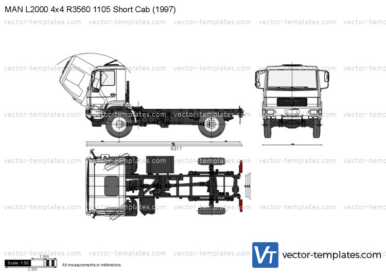 MAN L2000 4x4 R3560 1105 Short Cab