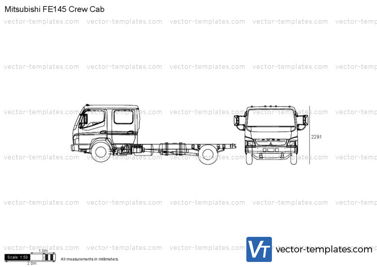 Mitsubishi FE145 Crew Cab