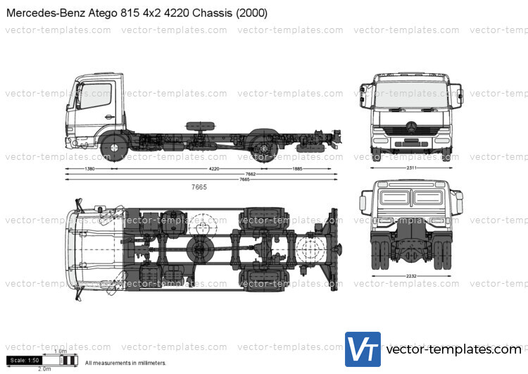 Mercedes-Benz Atego 815 4x2 3620 Chassis