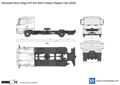 Mercedes-Benz Atego 815 4x2 4220 Chassis Sleeper Cab