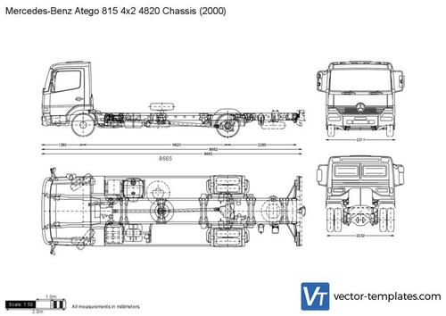 Mercedes-Benz Atego 815 4x2 4820 Chassis