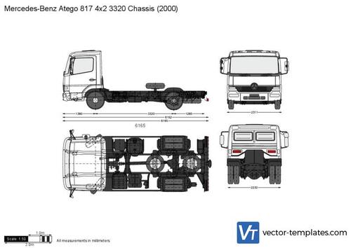 Mercedes-Benz Atego 817 4x2 3320 Chassis