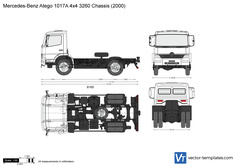 Mercedes-Benz Atego 1017A 4x4 3260 Chassis