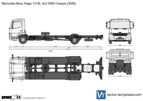 Mercedes-Benz Atego 1218L 4x2 5360 Chassis