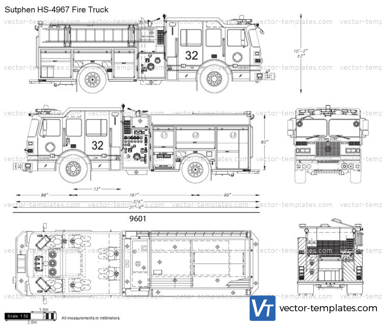 Sutphen HS-4967 Fire Truck