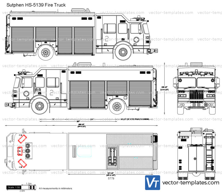 Sutphen HS-5139 Fire Truck