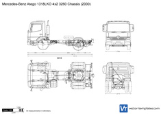 Mercedes-Benz Atego 1318LKO 4x2 3260 Chassis