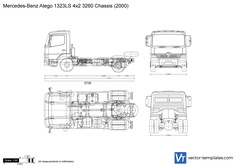 Mercedes-Benz Atego 1323LS 4x2 3260 Chassis