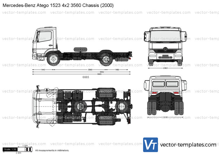 Mercedes-Benz Atego 1523 4x2 3560 Chassis