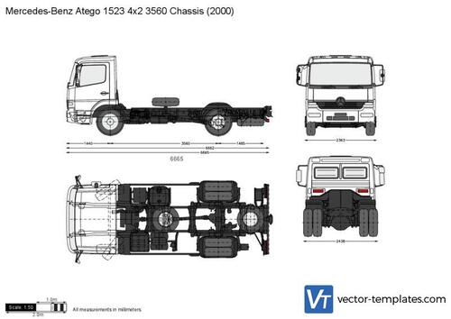 Mercedes-Benz Atego 1523 4x2 3560 Chassis