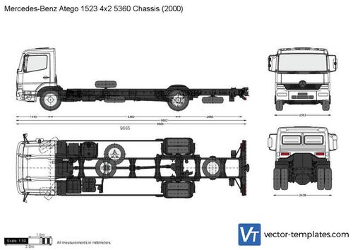 Mercedes-Benz Atego 1523 4x2 5360 Chassis