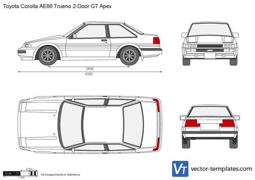 Toyota Corolla AE86 Trueno 2-Door GT Apex