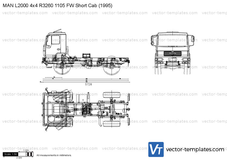 MAN L2000 4x4 R3260 1105 FW Short Cab