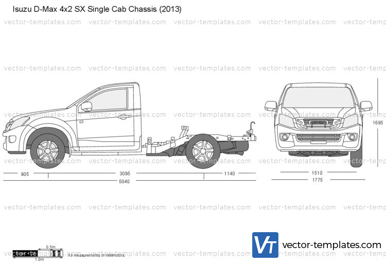 Isuzu D-Max 4x2 SX Single Cab Chassis