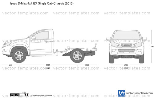 Isuzu D-Max 4x4 EX Single Cab Chassis