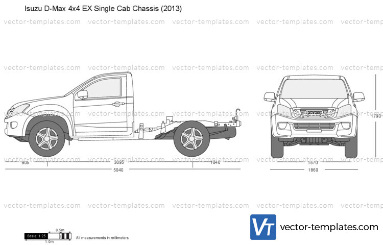 Isuzu D-Max 4x4 EX Single Cab Chassis