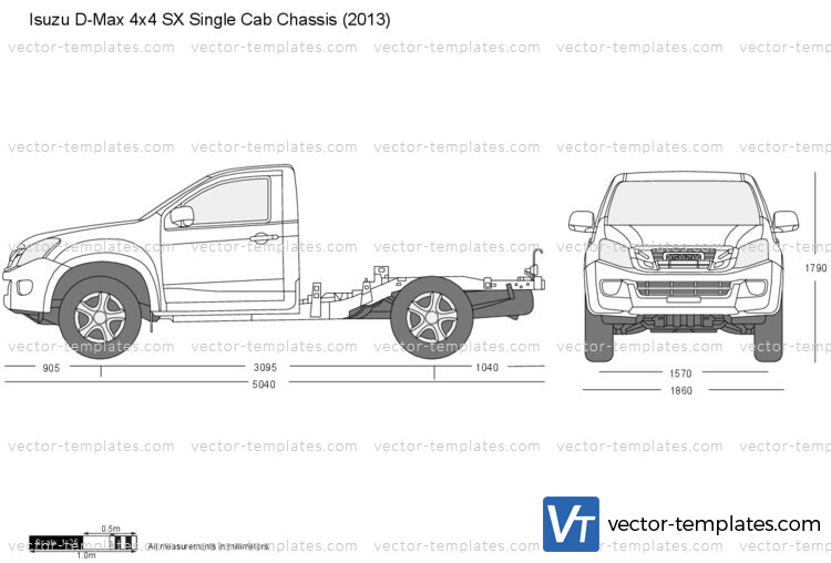 Isuzu D-Max 4x4 SX Single Cab Chassis