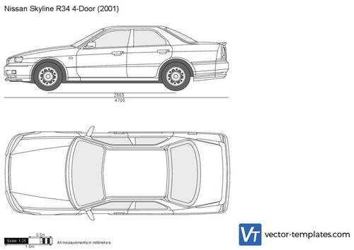 Nissan Skyline R34 4-Door