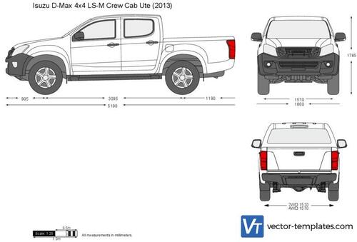 Isuzu D-Max 4x4 LS-M Crew Cab Ute