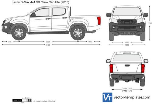 Isuzu D-Max 4x4 SX Crew Cab Ute