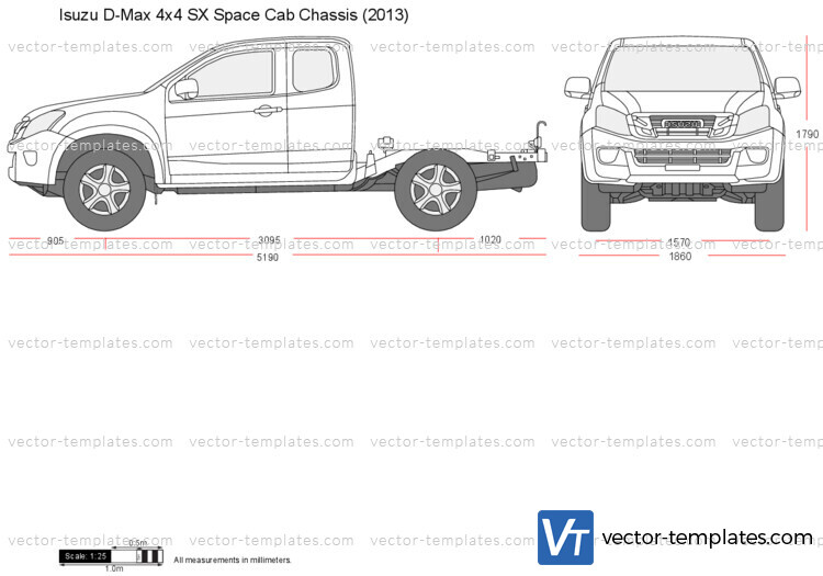 Isuzu D-Max 4x4 SX Space Cab Chassis