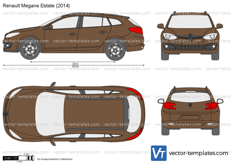 Overtreffen Kip dreigen Templates - Cars - Renault - Renault Megane Estate