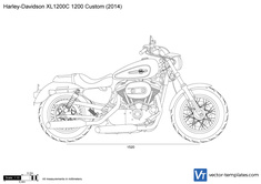 Harley-Davidson XL1200C 1200 Custom