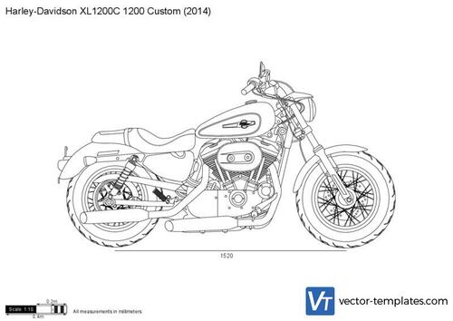 Harley-Davidson XL1200C 1200 Custom