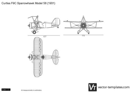 Curtiss F9C Sparrowhawk Model 58