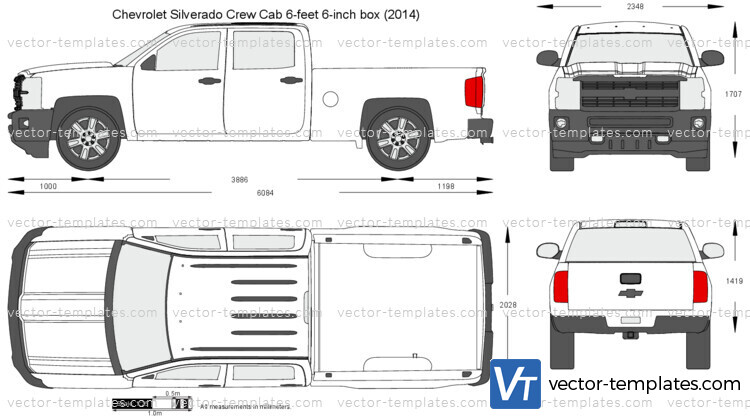 Chevrolet Silverado Crew Cab 6-feet 6-inch box