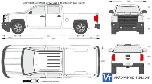 Chevrolet Silverado Crew Cab 6-feet 6-inch box