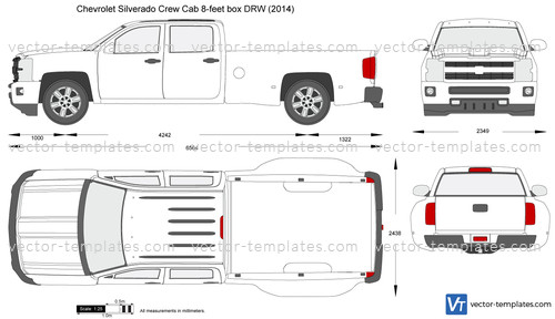 Chevrolet Silverado Crew Cab 8-feet box DRW