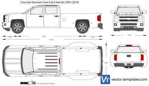 Chevrolet Silverado Crew Cab 8-feet box DRW