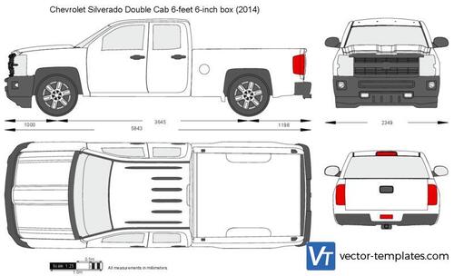 Chevrolet Silverado Double Cab 6-feet 6-inch box