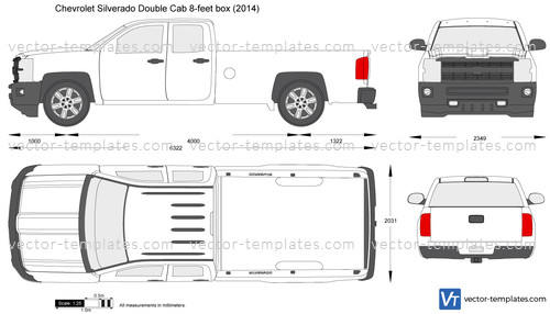 Chevrolet Silverado Double Cab 8-feet box