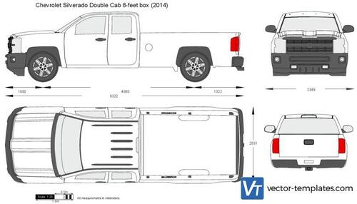 Chevrolet Silverado Double Cab 8-feet box