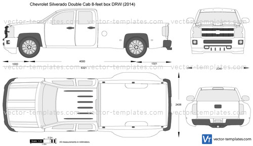 Chevrolet Silverado Double Cab 8-feet box DRW