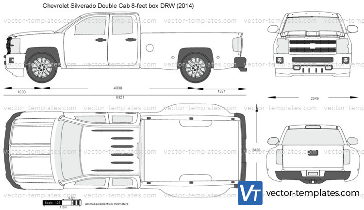 Chevrolet Silverado Double Cab 8-feet box DRW