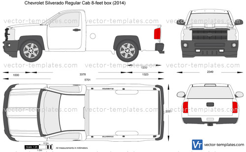 Chevrolet Silverado Regular Cab 8-feet box