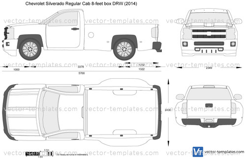 Chevrolet Silverado Regular Cab 8-feet box DRW