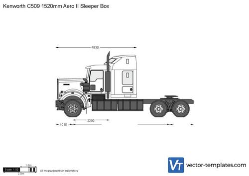 Kenworth C509 1520mm Aero II Sleeper Box