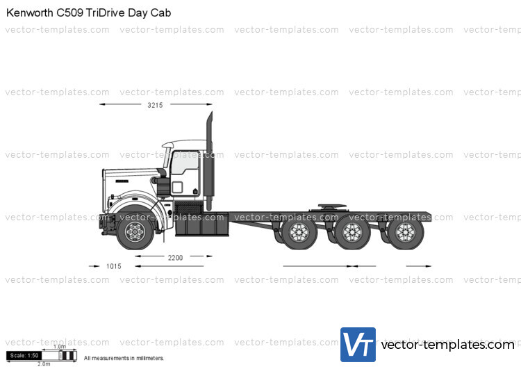 Kenworth C509 TriDrive Day Cab