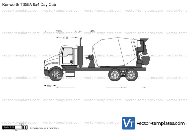 Kenworth T359A 6x4 Day Cab