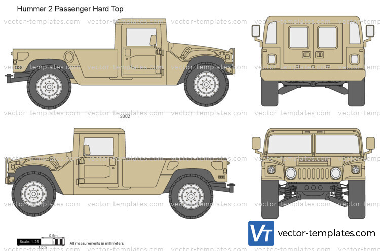 Hummer 2 Passenger Hard Top