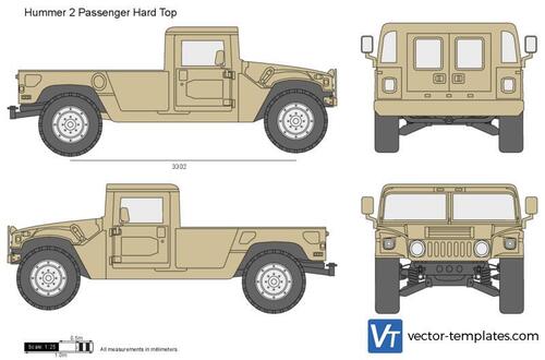 Hummer 2 Passenger Hard Top