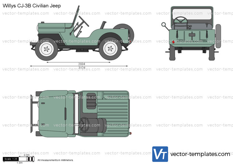 Willys CJ-3B Civilian Jeep