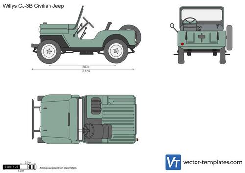 Willys CJ-3B Civilian Jeep