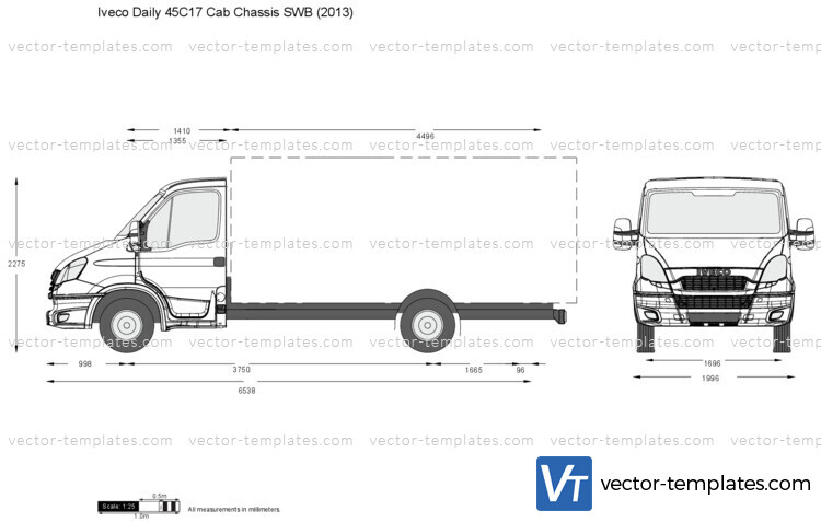 Iveco Daily 45C17 Cab Chassis SWB