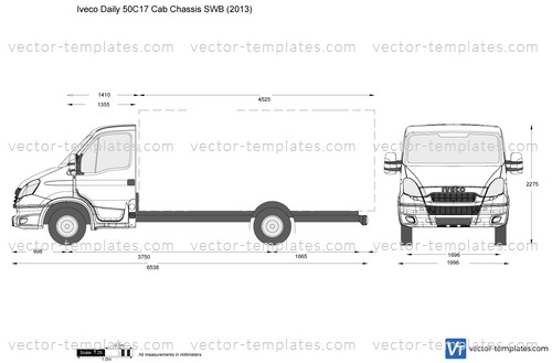 Iveco Daily 50C17 Cab Chassis SWB