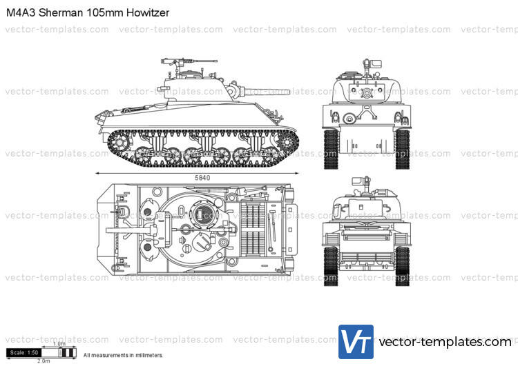 M4A3 Sherman 105mm Howitzer